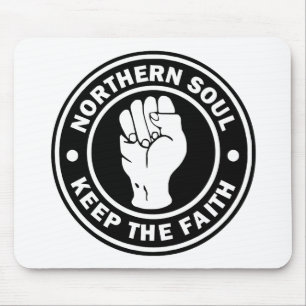 northern soul Logo  black Mouse Pad