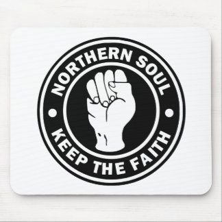 northern soul Logo black Mouse Pad