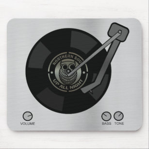 Northern Soul vinyl on turntable Mouse Pad