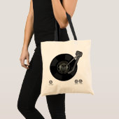 Northern Soul vinyl on turntable Tote Bag (Front (Product))