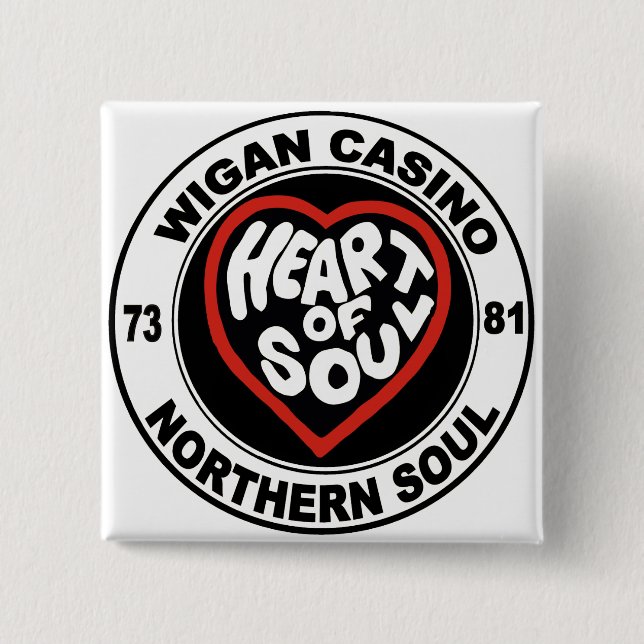 Northern soul Wigan Casino Button (Front)