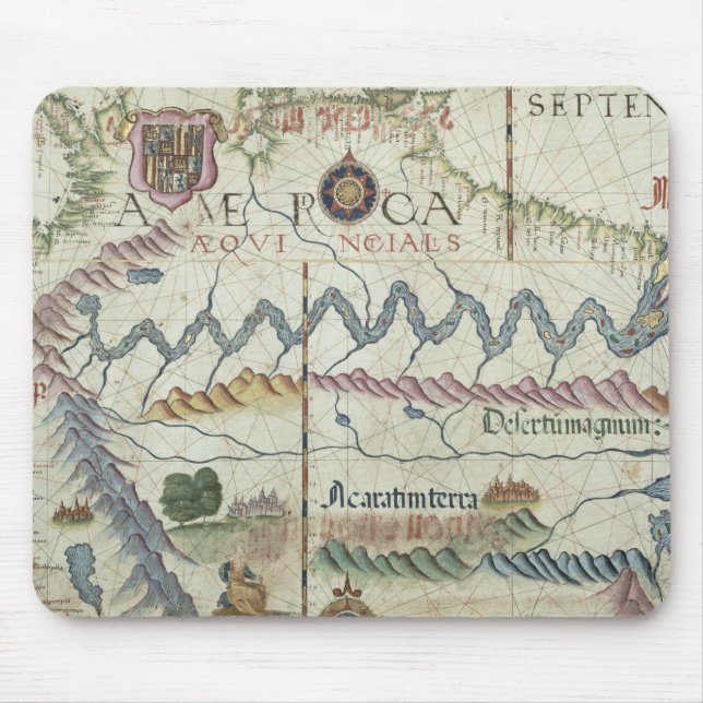 Northern South America, detail from world Mouse Pad (Front)