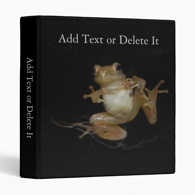 Northern Spring Peeper binder (Front/Spine)