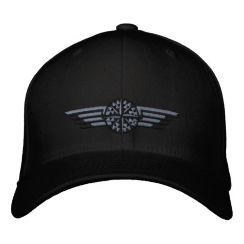 Northern Star Compass Pilot Wings Embroidered Baseball Hat