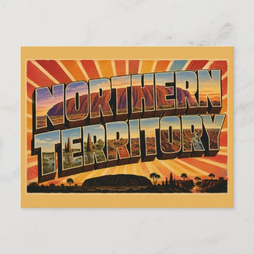 Northern Territory Australia Outback Tropical Postcard