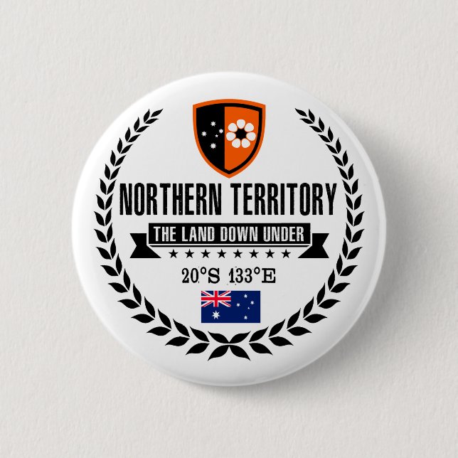 Northern Territory Pinback Button (Front)