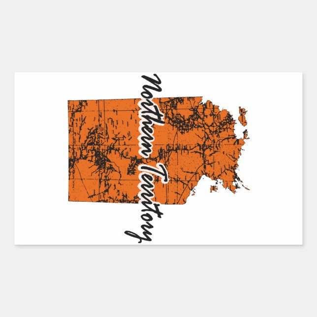 Northern Territory Rectangular Sticker (Front)