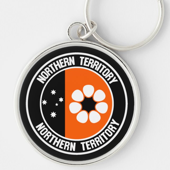 Northern Territory Round Emblem Keychain (Front)