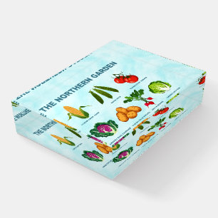 Northern Vegetable Garden Paperweight