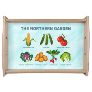 Northern Vegetable Garden Serving Tray