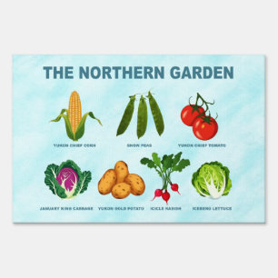 Northern Vegetable Garden Sign