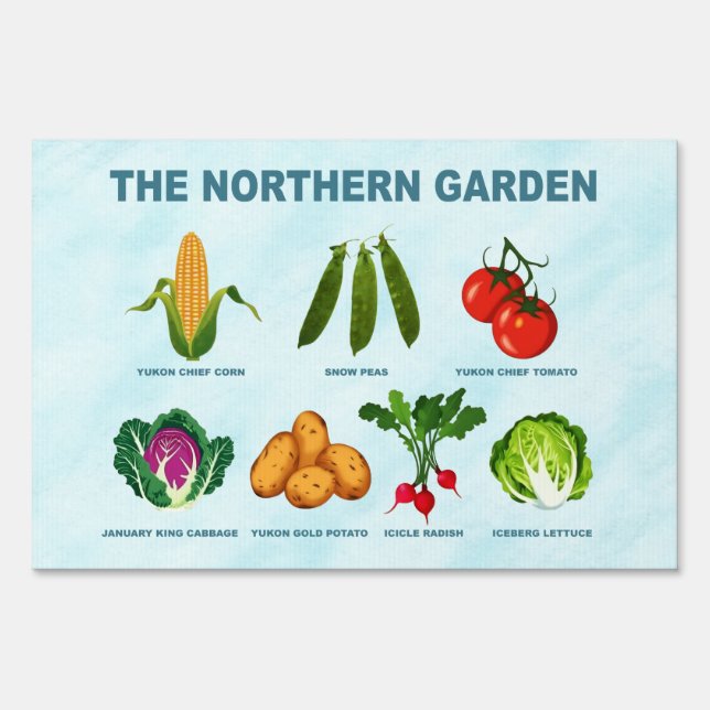 Northern Vegetable Garden Sign (Front)