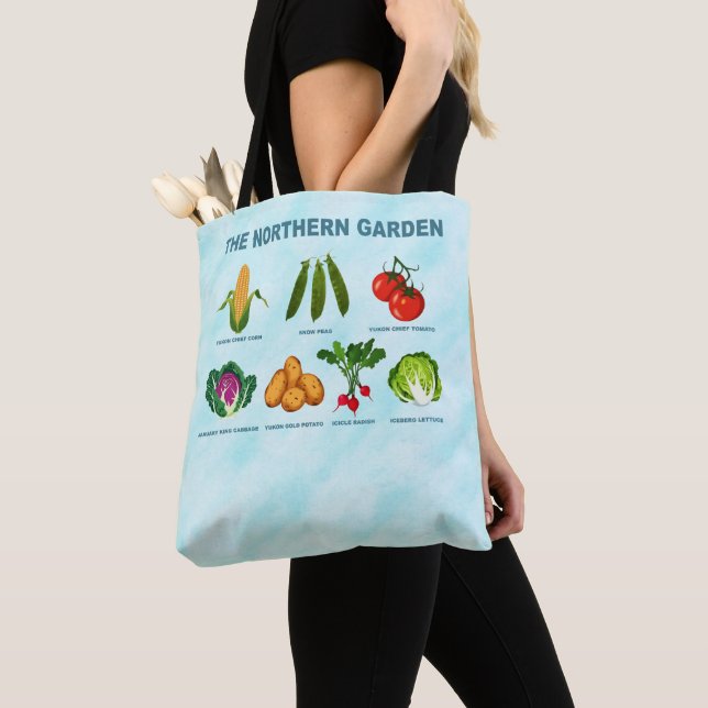 Northern Vegetable Garden Tote Bag (Close Up)