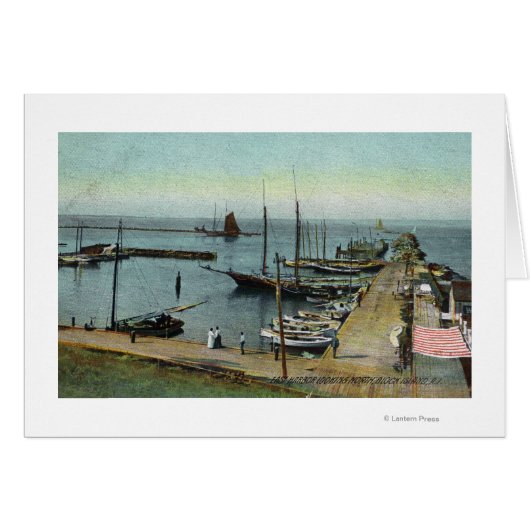Northern View from East Harbor Cards (Front Horizontal)