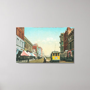 Northern View of 5th Street from F Street Canvas Print