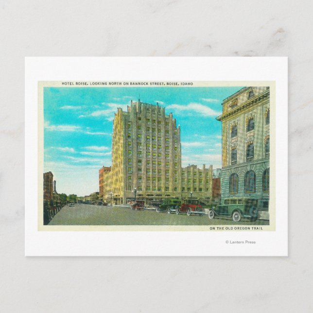 Northern View of Bannock St Postcard (Front)