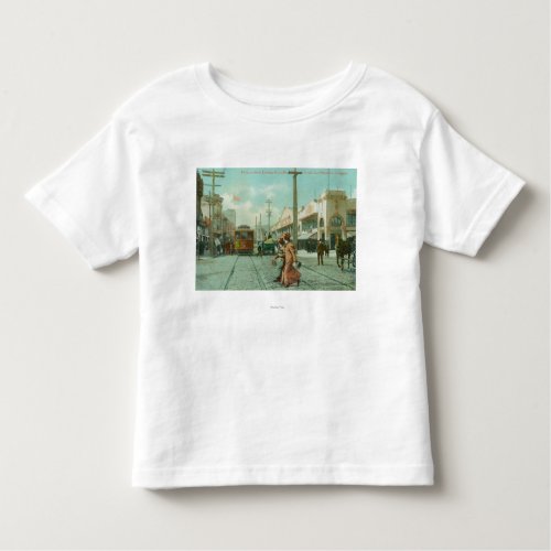 Northern View of Fillmore St from OFarrell St Toddler T_shirt
