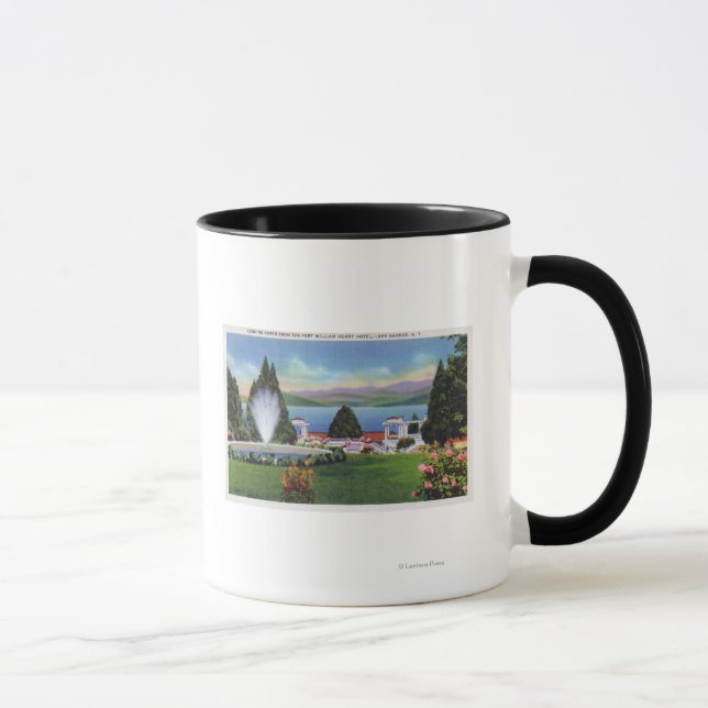Northern View of Lake from Ft. William Henry Mug (Right)