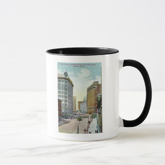 Northern View of Second Ave from Pike Street Mug (Right)