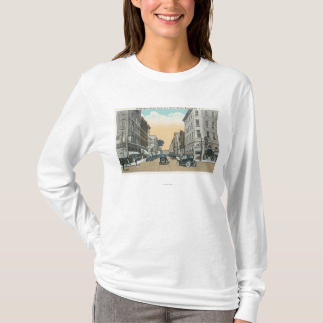 Northern View of Washington Street from Court T-Shirt (Front)