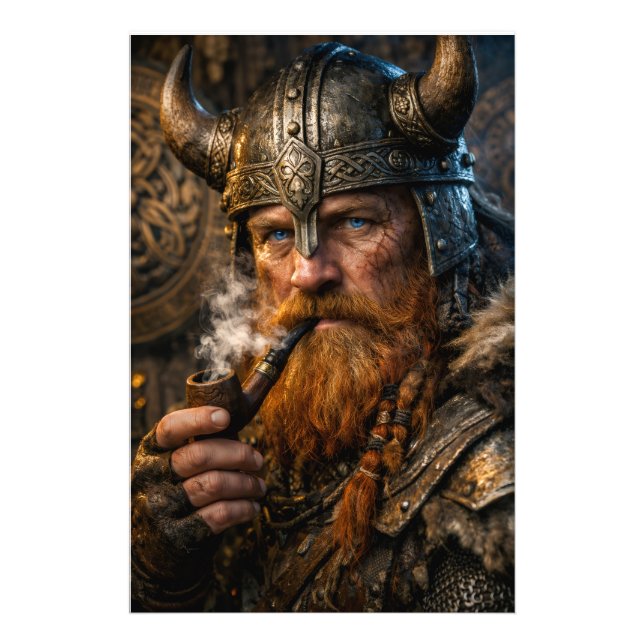 Northern Warrior in Winter Light Photo Print (Front)