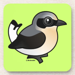 Northern Wheatear (adult) Beverage Coaster