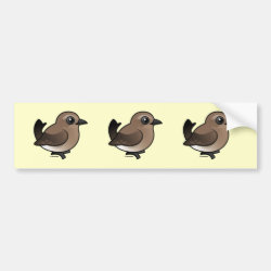 Northern Wheatear (juv) Bumper Sticker