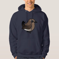 Northern Wheatear (juv) Men's Basic Hooded Sweatshirt
