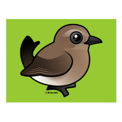 Northern Wheatear (juv) Postcard