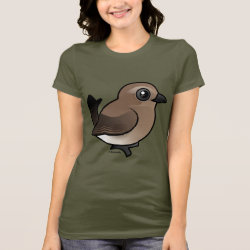 Northern Wheatear (juv) Women's Bella Jersey T-Shirt