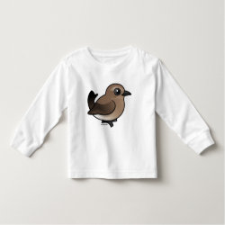 Northern Wheatear (juv) Toddler Long Sleeve T-Shirt