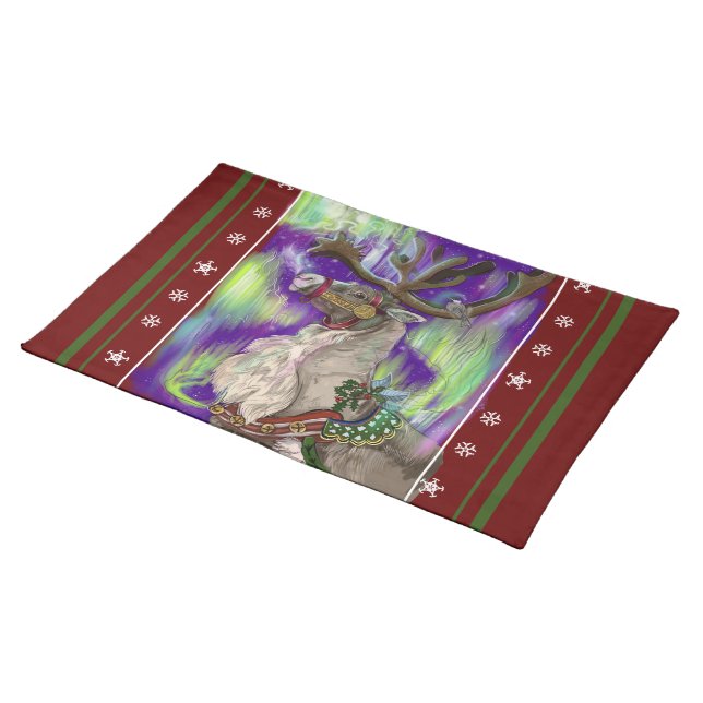 Northern Wonders Cloth Placemat (On Table)
