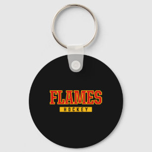 Northgate Flames Hockey Keychain