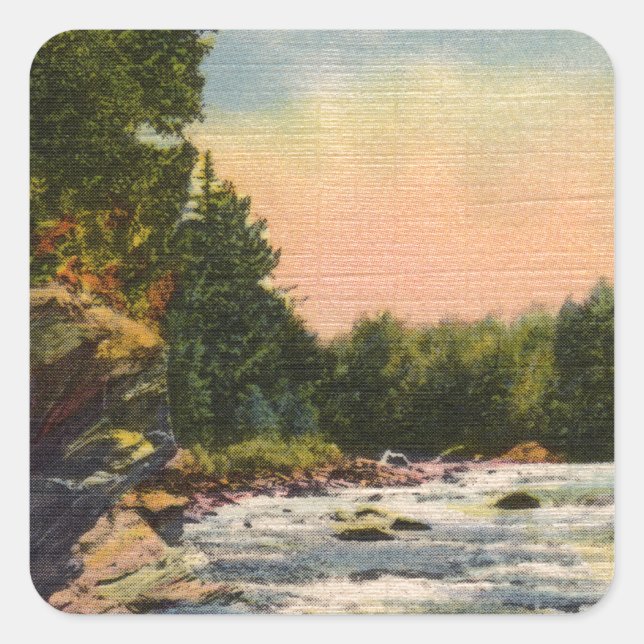 Northland Rapids Square Sticker (Front)