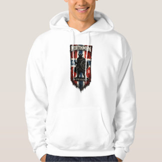 Northmen Viking Warrior | Norwegian Flag  Hoodie