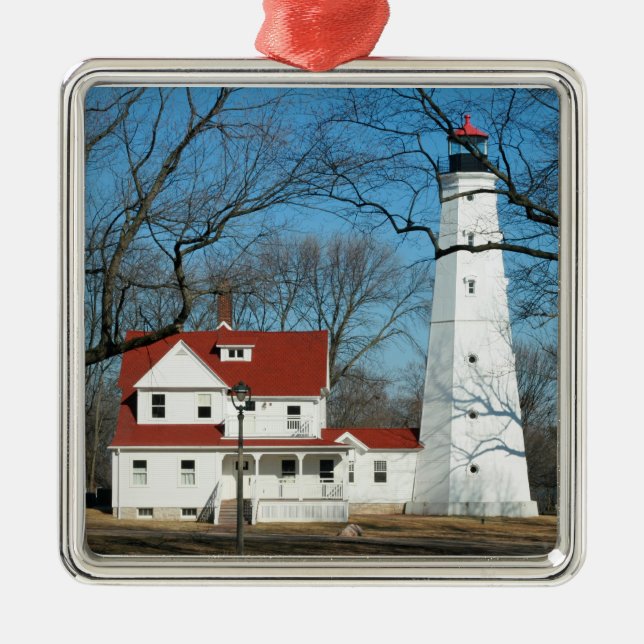 Northpoint Lighthouse Milw WI Ornament (Front)