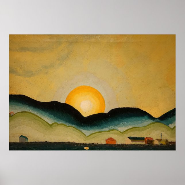 Northport Harbor (1929) Arthur Dove  Canvas Print (Front)