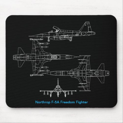 Northrop F5A Freedom Fighter Mouse Pad