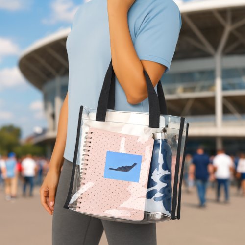 Northrop Grumman B-2 Spirit Clear Tote Bag