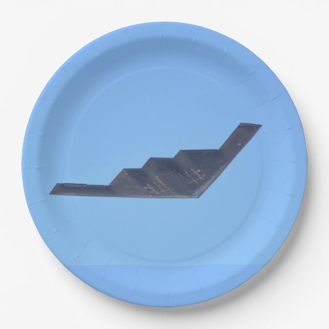 Northrop Grumman B-2 Spirit Paper Plates (Front)