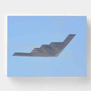 Northrop Grumman B-2 Spirit Wooden Box Sign