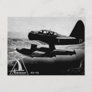 Northrop N3-PB Patrol Bomber - Vintage Postcard