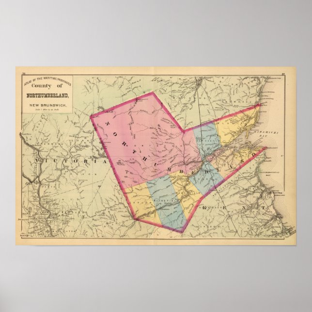 Northumberland Co, NB Poster (Front)