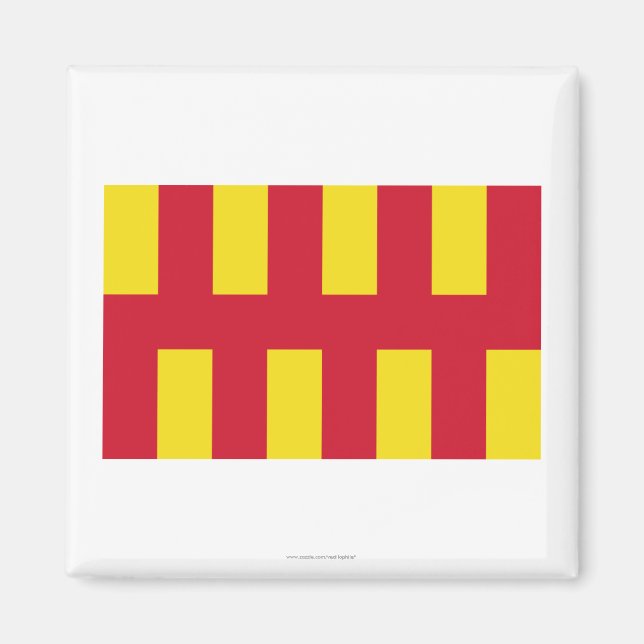 Northumberland Flag Magnet (Front)