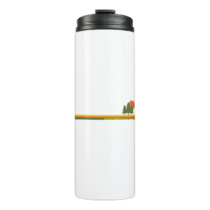 Northumberland National Park Pine Trees Sun Thermal Tumbler