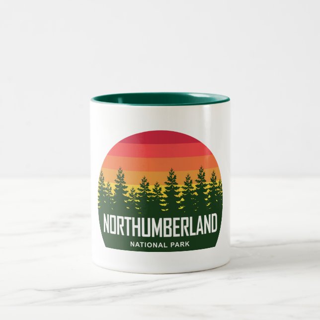 Northumberland National Park Two-Tone Coffee Mug (Center)