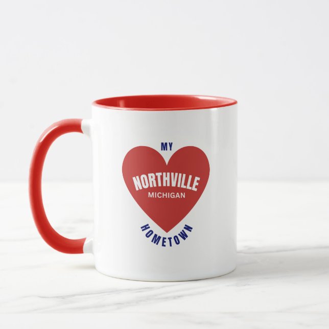 Northville Michigan Hometown Coffee Mug (Left)