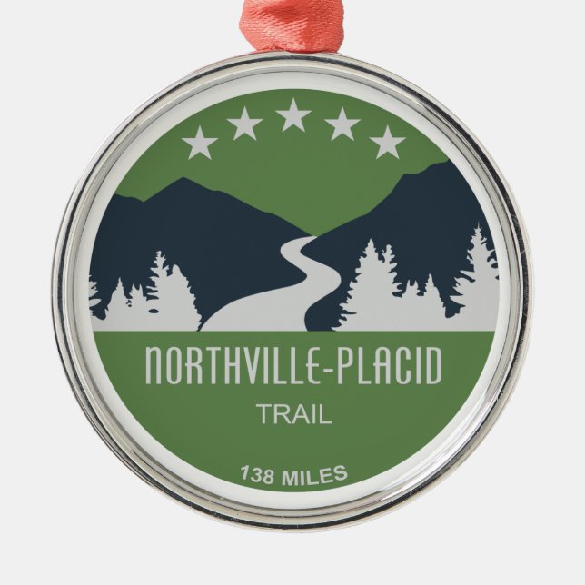 Northville-Placid Trail Metal Ornament (Front)