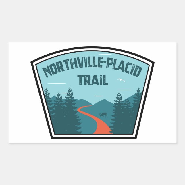 Northville-Placid Trail Rectangular Sticker (Front)