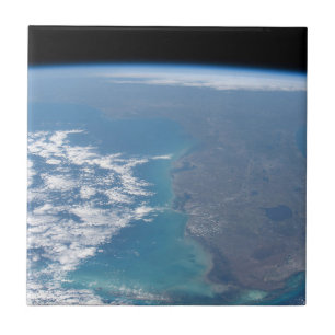 Northward The Florida Peninsula. Ceramic Tile